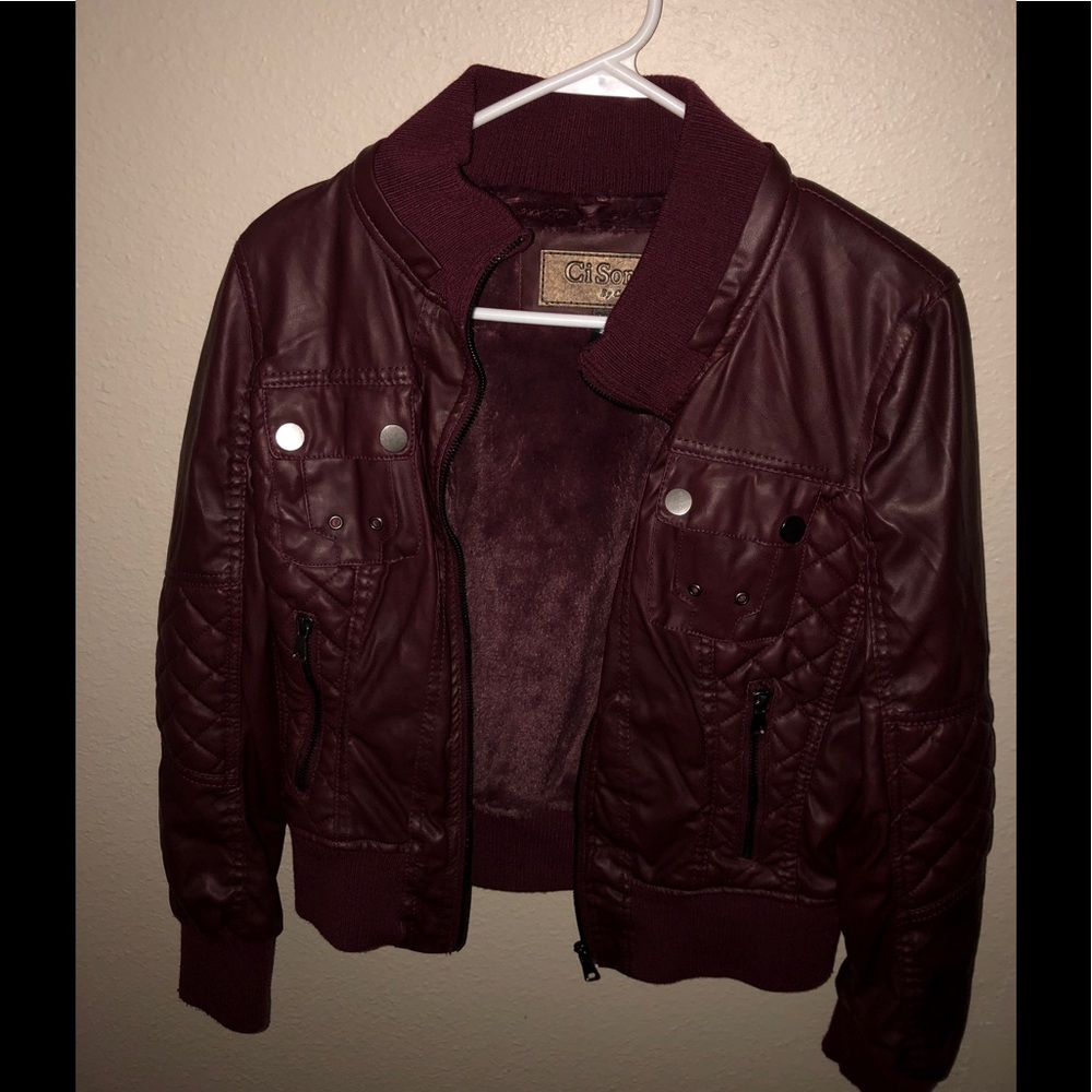 Leather jacket